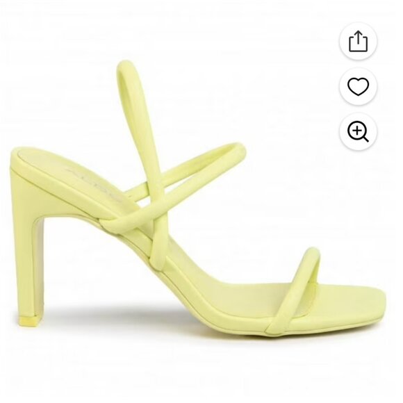 Aldo Karla neon yellow/lime heel size US  6.5 EUR 37 - Picture 7 of 7